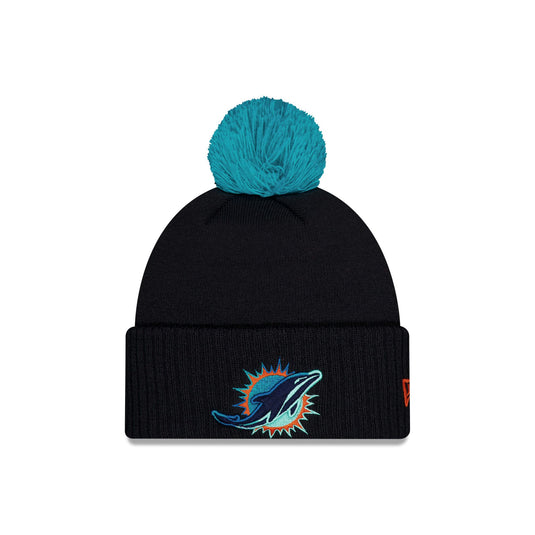 Miami Dolphins 2025 NFL Rivalries Pom Knit Hat - New Era Cap