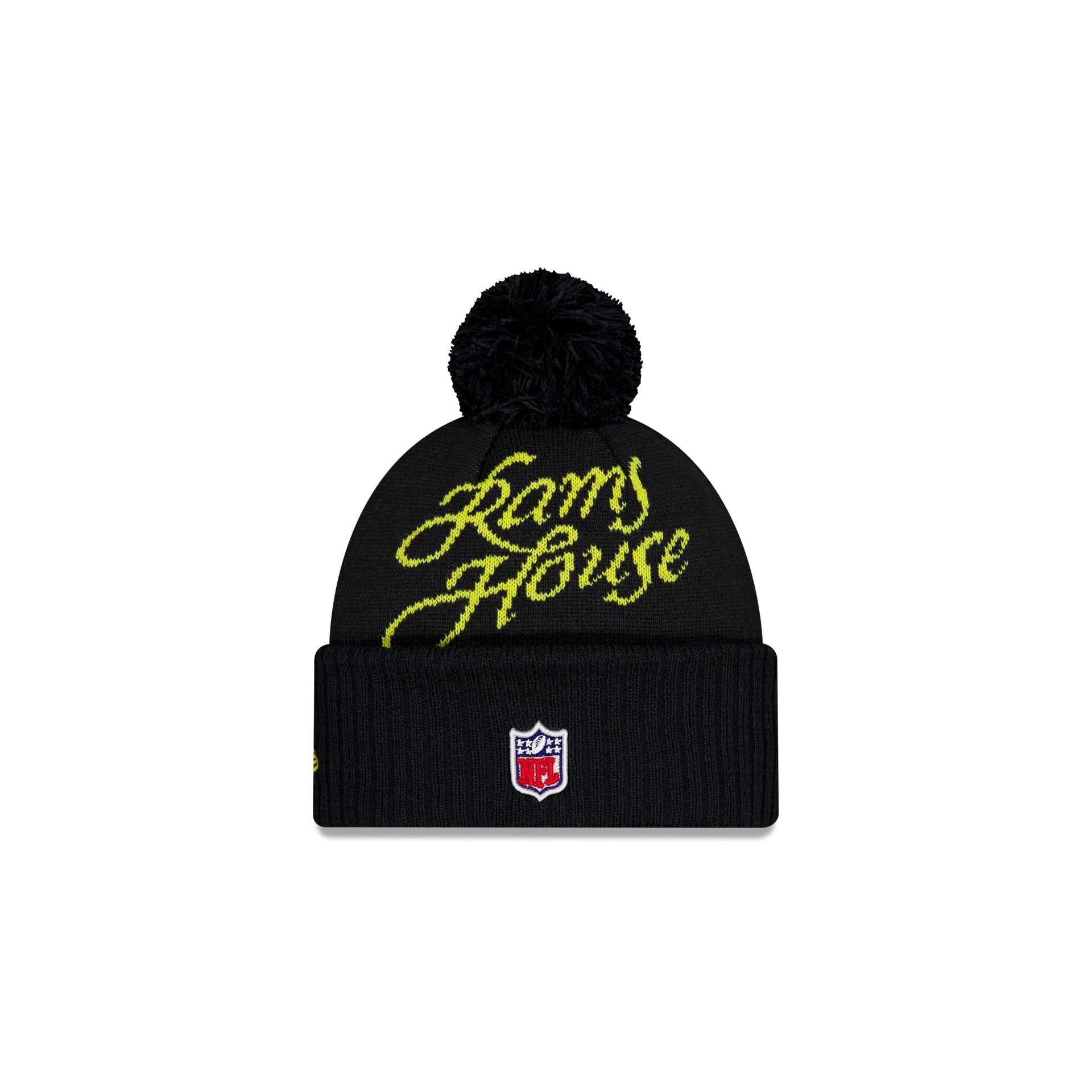 Los Angeles Rams 2025 NFL Rivalries Kids Pom Knit Hat
