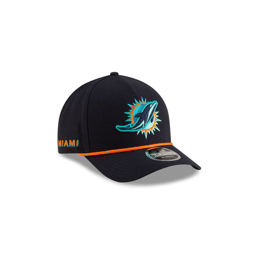 Miami Dolphins 2025 NFL Rivalries Kids 9FORTY M-Crown A-Frame Snapback Hat - New Era Cap
