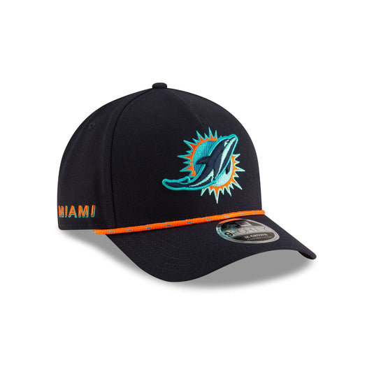 Miami Dolphins 2025 NFL Rivalries 9FORTY M-Crown A-Frame Snapback Hat - New Era Cap