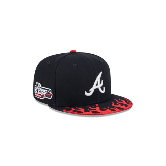 Atlanta Braves Speedway Classic Kids 9FIFTY Snapback Hat - New Era Cap