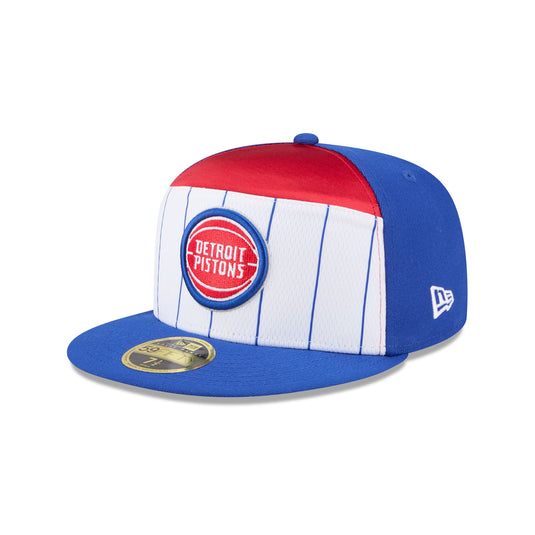 Detroit Pistons 2025 Tip-Off Split Panel 59FIFTY Fitted Hat - New Era Cap