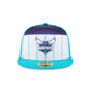 Charlotte Hornets 2025 Tip-Off Split Panel 59FIFTY Fitted Hat