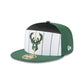 Milwaukee Bucks 2025 Tip-Off Split Panel 59FIFTY Fitted Hat