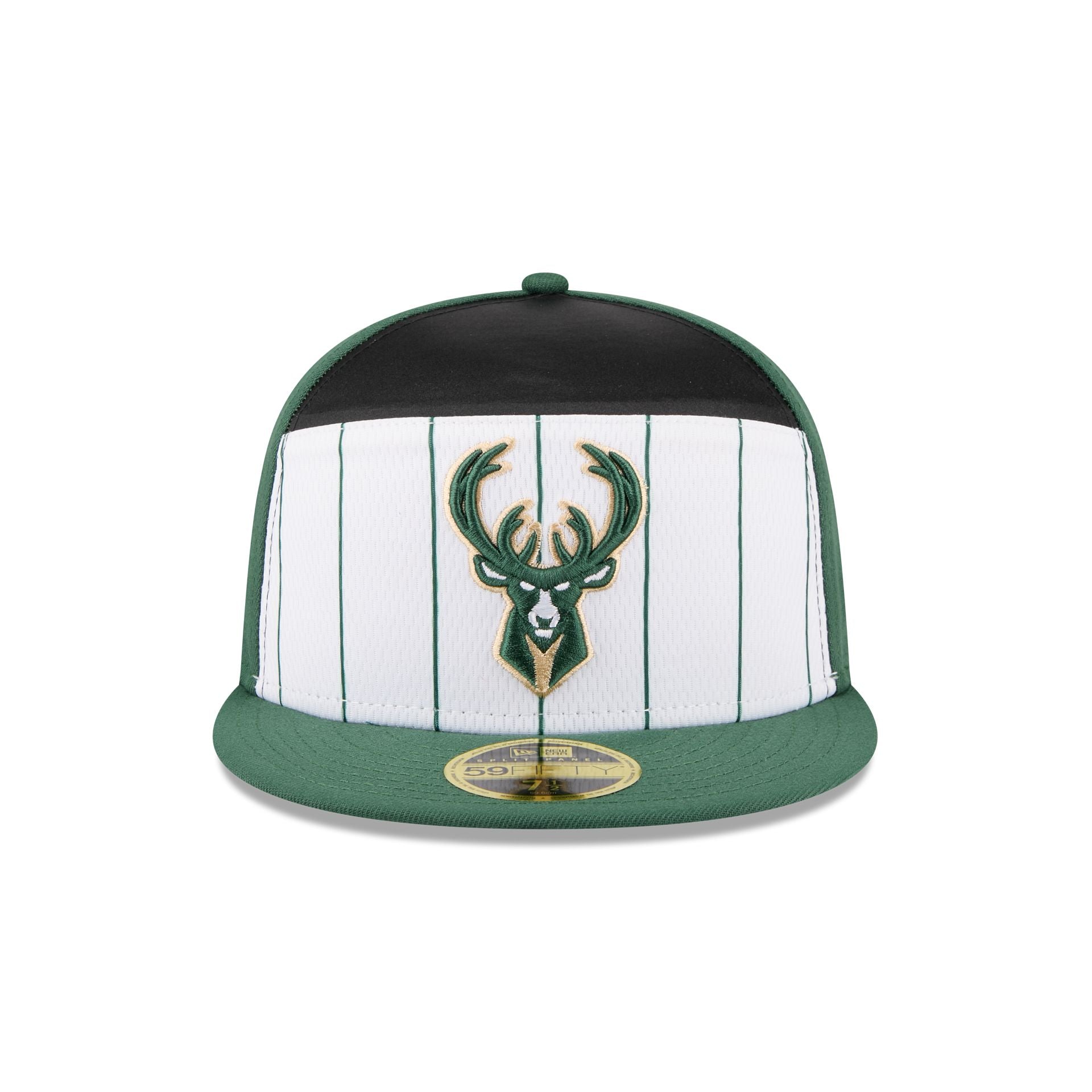 Milwaukee Bucks 2025 Tip-Off Split Panel 59FIFTY Fitted Hat