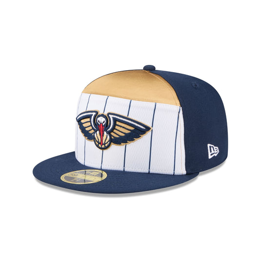 New Orleans Pelicans 2025 Tip-Off Split Panel 59FIFTY Fitted Hat - New Era Cap