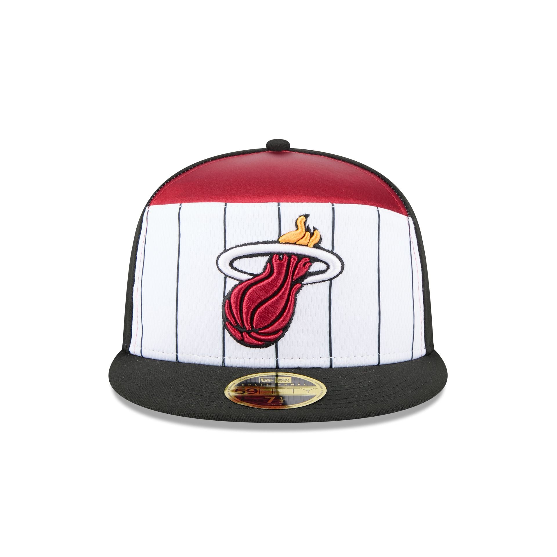 Miami Heat 2025 Tip-Off Split Panel 59FIFTY Fitted Hat
