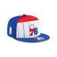 Philadelphia 76ers 2025 Tip-Off Split Panel 9FIFTY Snapback Hat