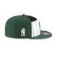 Milwaukee Bucks 2025 Tip-Off Split Panel 9FIFTY Snapback Hat