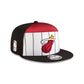 Miami Heat 2025 Tip-Off Split Panel 9FIFTY Snapback Hat