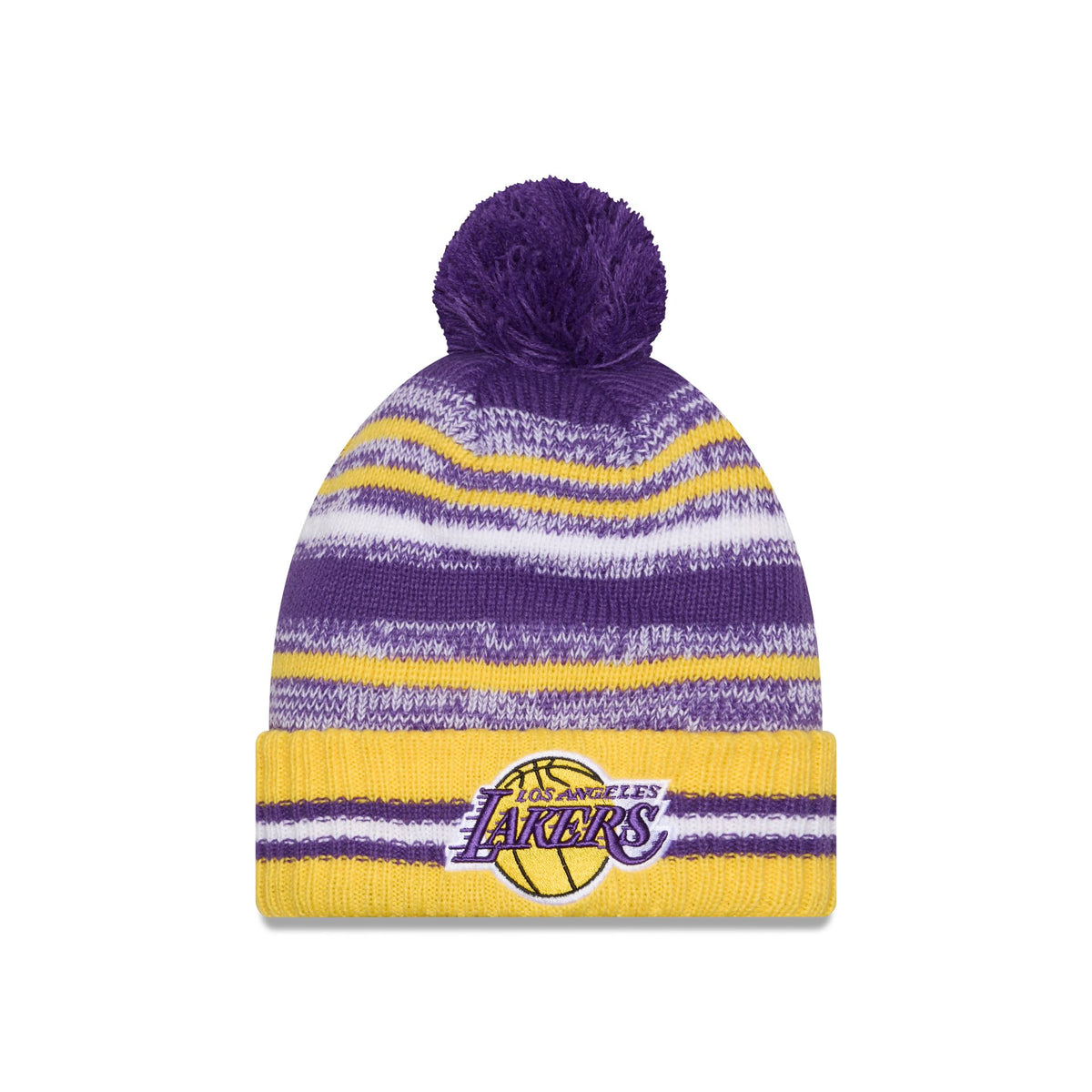 Los Angeles Lakers Cheer Pom Knit Hat