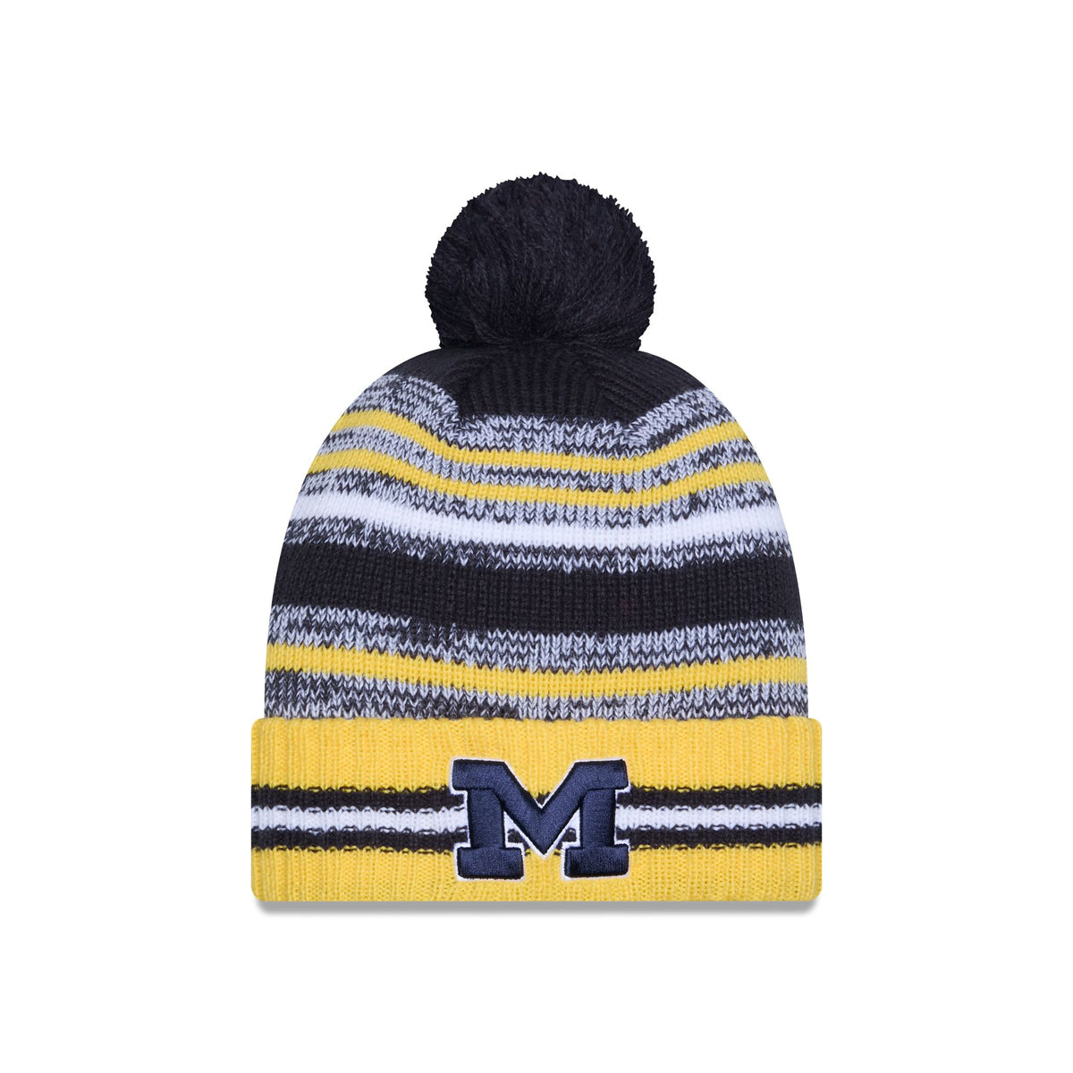 Michigan Wolverines Cheer Pom Knit Hat