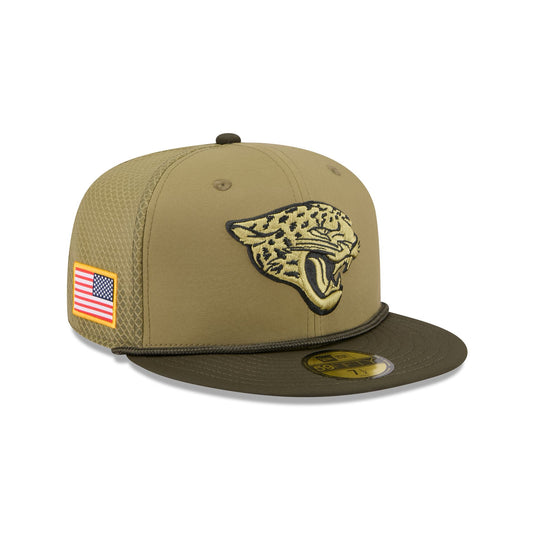 Jacksonville Jaguars 2025 Salute to Service 59FIFTY Fitted Hat - New Era Cap