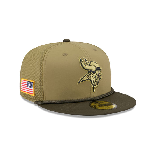 Minnesota Vikings 2025 Salute to Service 59FIFTY Fitted Hat - New Era Cap