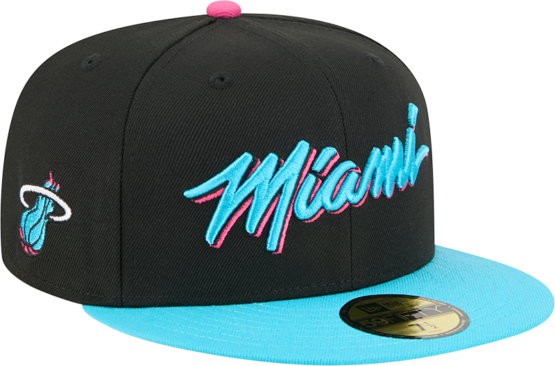 Miami Heat 2025 City Edition 59FIFTY Fitted Hat