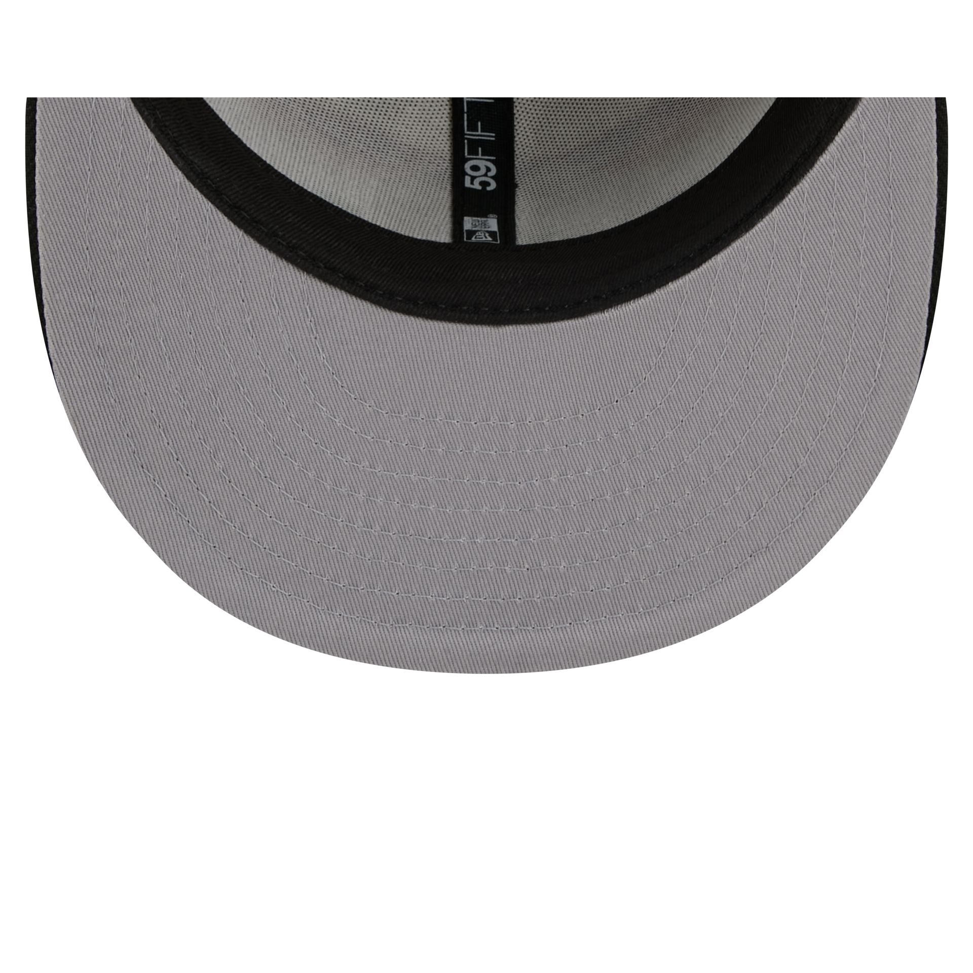 Denver Nuggets 2025 City Edition Chrome White Corduroy 59FIFTY Fitted Hat