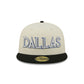 Dallas Mavericks 2025 City Edition Chrome White Corduroy 59FIFTY Fitted Hat