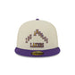 Los Angeles Lakers 2025 City Edition Chrome White Corduroy 59FIFTY Fitted Hat