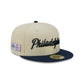 Philadelphia 76ers 2025 City Edition Chrome White Corduroy 59FIFTY Fitted Hat