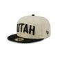 Utah Jazz 2025 City Edition Chrome White Corduroy 59FIFTY Fitted Hat