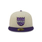 Sacramento Kings 2025 City Edition Chrome White Corduroy 59FIFTY Fitted Hat