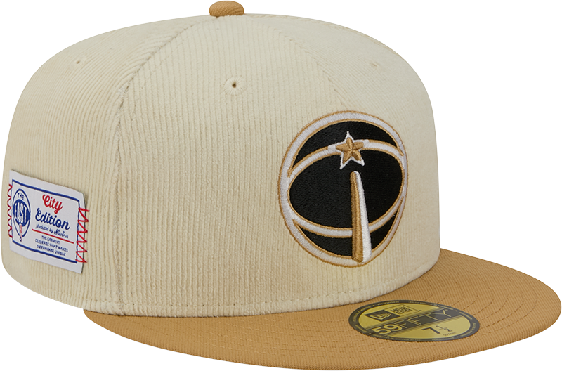 Washington Wizards 2025 City Edition Chrome White Corduroy 59FIFTY Fitted Hat