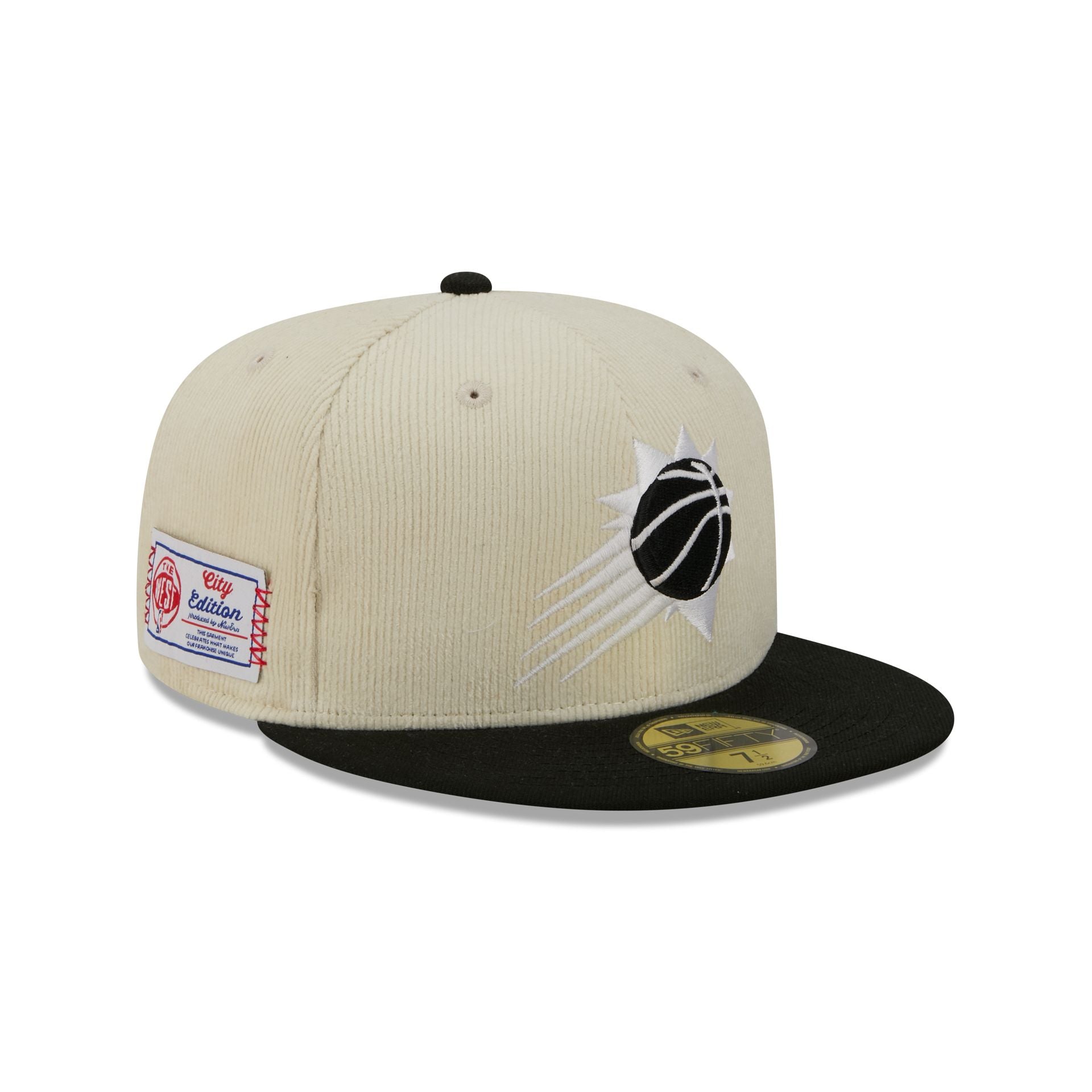 Phoenix Suns 2025 City Edition Chrome White Corduroy 59FIFTY