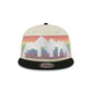 Denver Nuggets 2025 City Edition Chrome White Corduroy 9FIFTY Snapback Hat