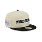 Brooklyn Nets 2025 City Edition Chrome White Corduroy 9FIFTY Snapback Hat