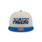 Indiana Pacers 2025 City Edition Chrome White Corduroy 9FIFTY Snapback Hat
