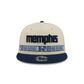 Memphis Grizzlies 2025 City Edition Chrome White Corduroy 9FIFTY Snapback Hat
