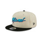 Miami Heat 2025 City Edition Chrome White Corduroy 9FIFTY Snapback Hat