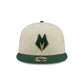 Milwaukee Bucks 2025 City Edition Chrome White Corduroy 9FIFTY Snapback Hat