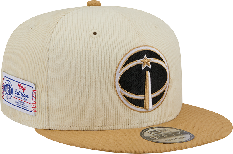 Washington Wizards 2025 City Edition Chrome White Corduroy 9FIFTY Snapback Hat