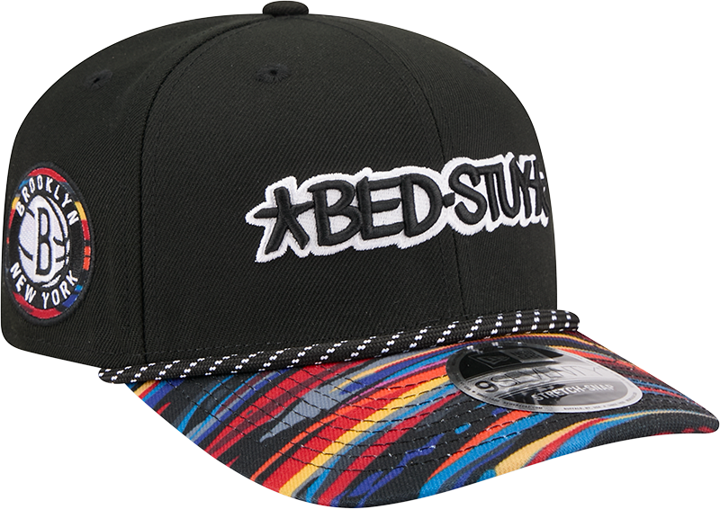 Brooklyn Nets 2025 City Edition 9SEVENTY Stretch-Snap Hat