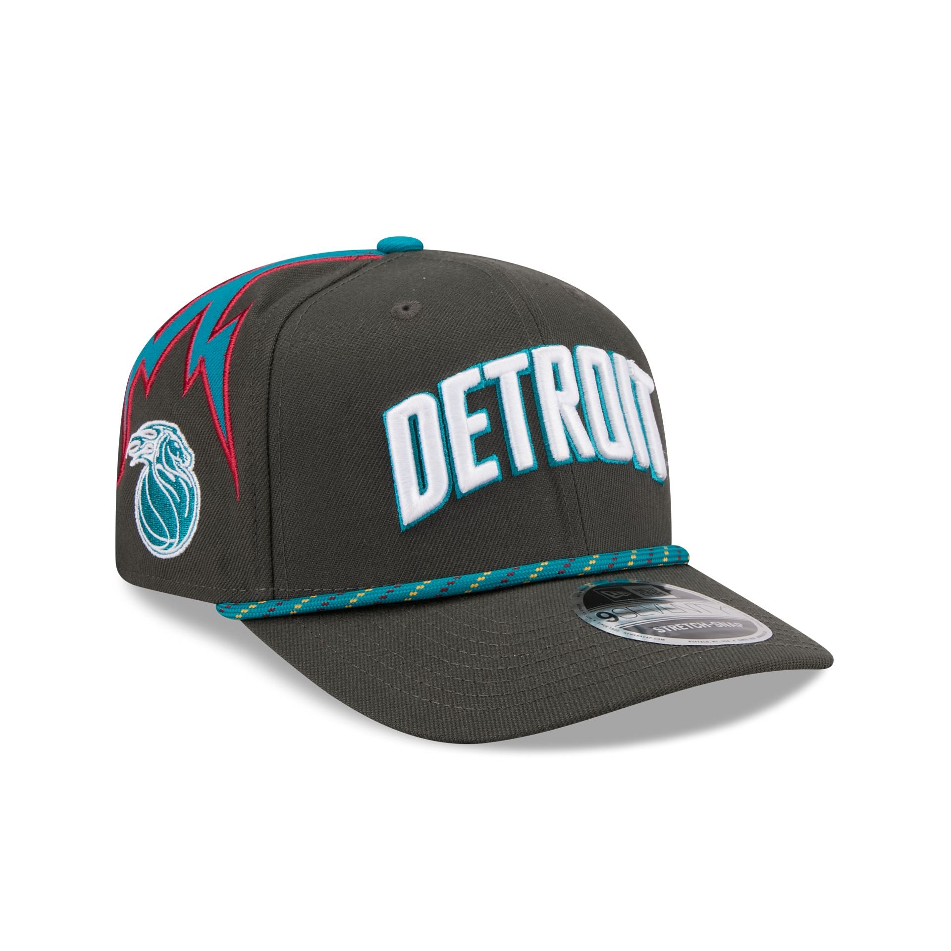 Detroit Pistons 2025 City Edition 9SEVENTY Stretch-Snap Hat