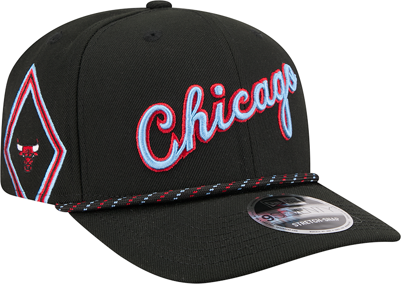 Chicago Bulls 2025 City Edition 9SEVENTY Stretch-Snap Hat