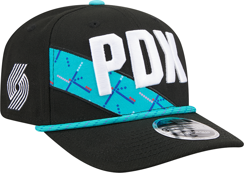Portland Trail Blazers 2025 City Edition 9SEVENTY Stretch-Snap Hat