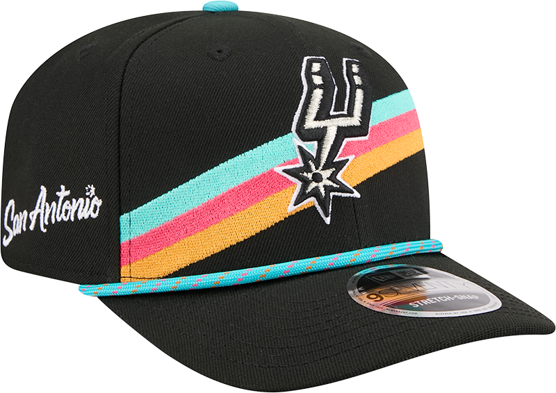 San Antonio Spurs 2025 City Edition 9SEVENTY Stretch-Snap Hat