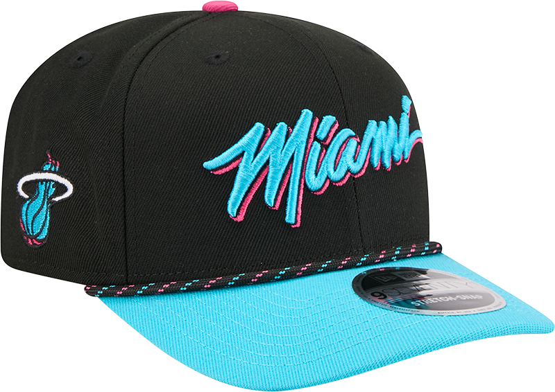 Miami Heat 2025 City Edition 9SEVENTY Stretch-Snap Hat