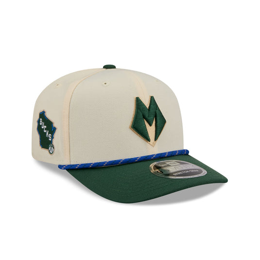 Milwaukee Bucks 2025 City Edition 9SEVENTY Stretch-Snap Hat - New Era Cap