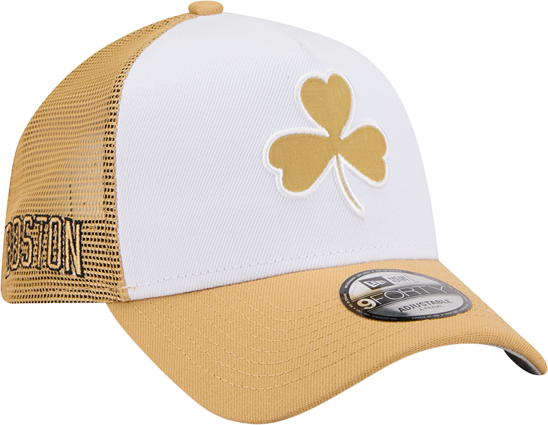 Boston Celtics 2025 City Edition 9FORTY A-Frame Trucker Hat