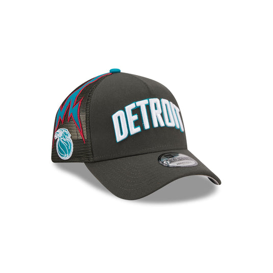 Detroit Pistons 2025 City Edition 9FORTY A-Frame Trucker Hat - New Era Cap