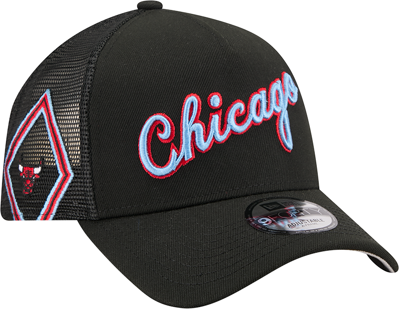 Chicago Bulls 2025 City Edition 9FORTY A-Frame Trucker Hat