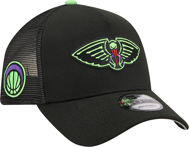 New Orleans Pelicans 2025 City Edition 9FORTY A-Frame Trucker Hat