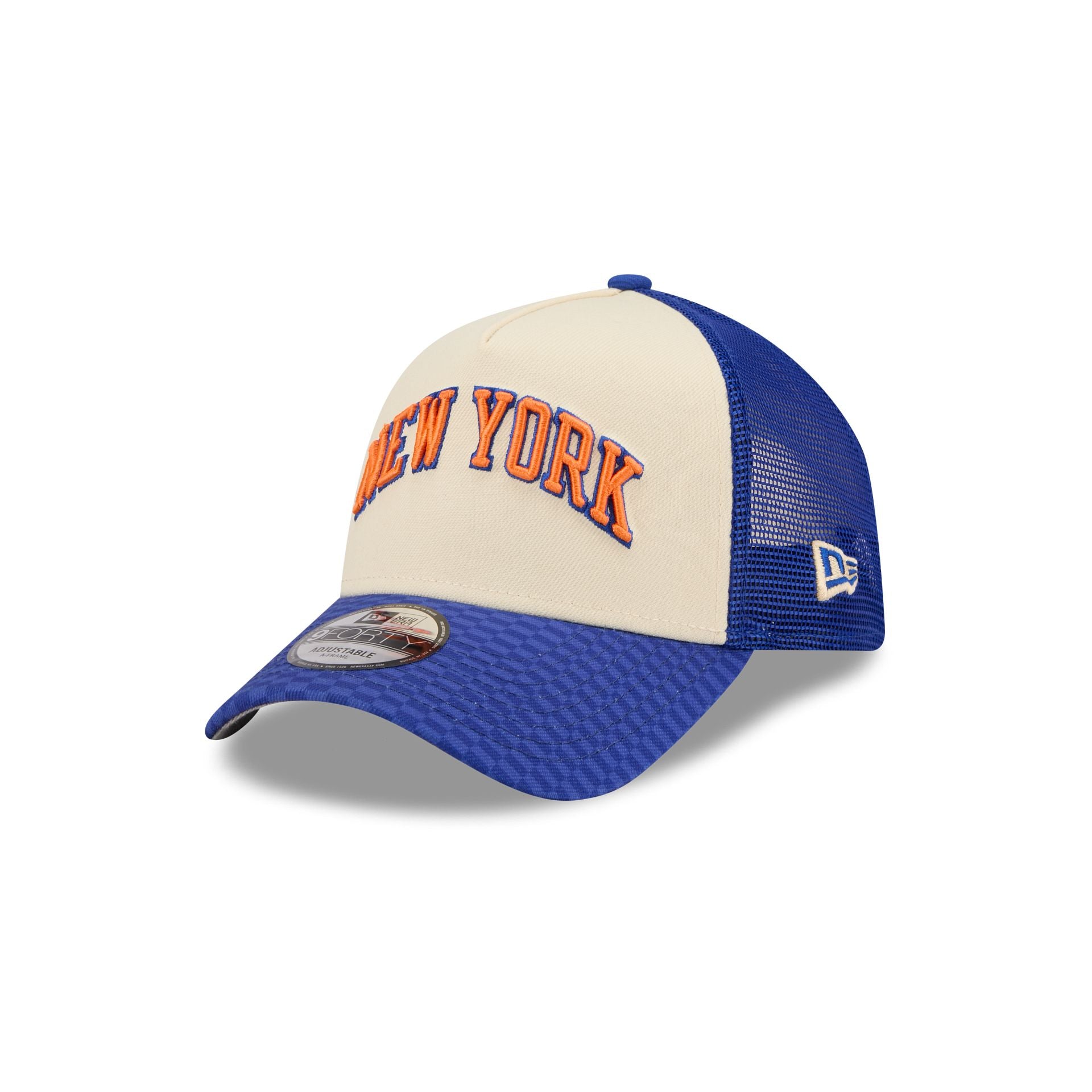 New York Knicks 2025 City Edition 9FORTY A-Frame Trucker Hat – New