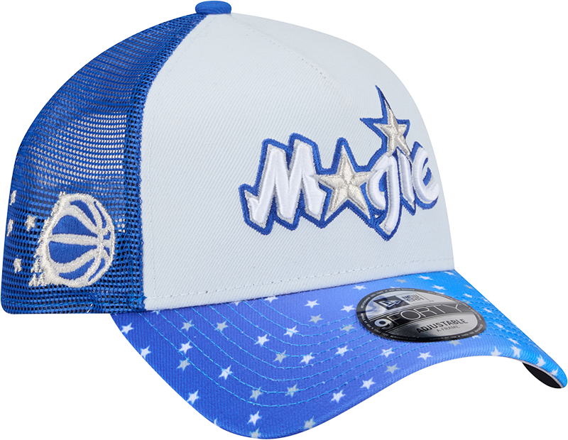 Orlando Magic 2025 City Edition 9FORTY A-Frame Trucker Hat