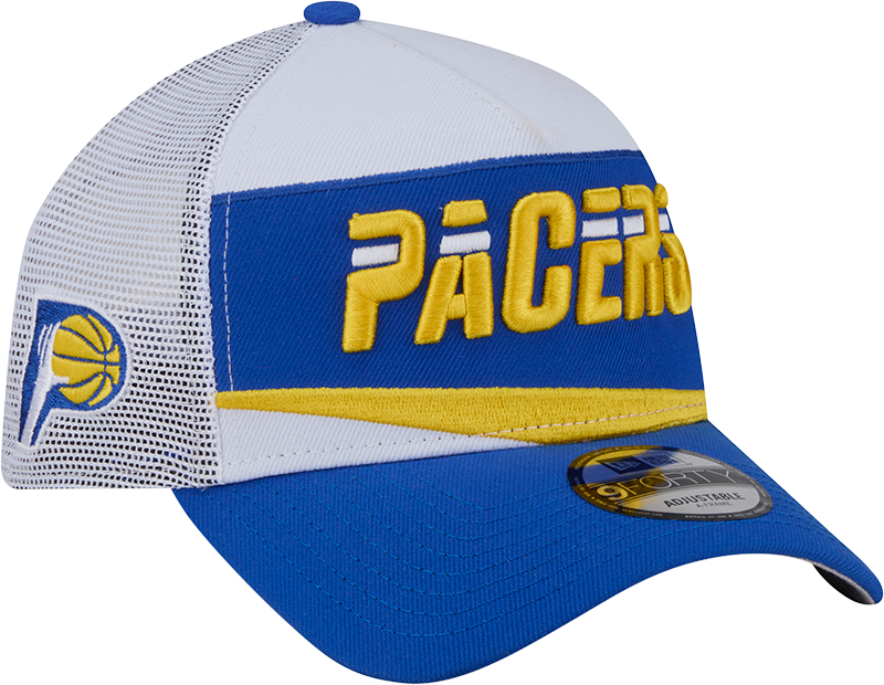 Indiana Pacers 2025 City Edition 9FORTY A-Frame Trucker Hat