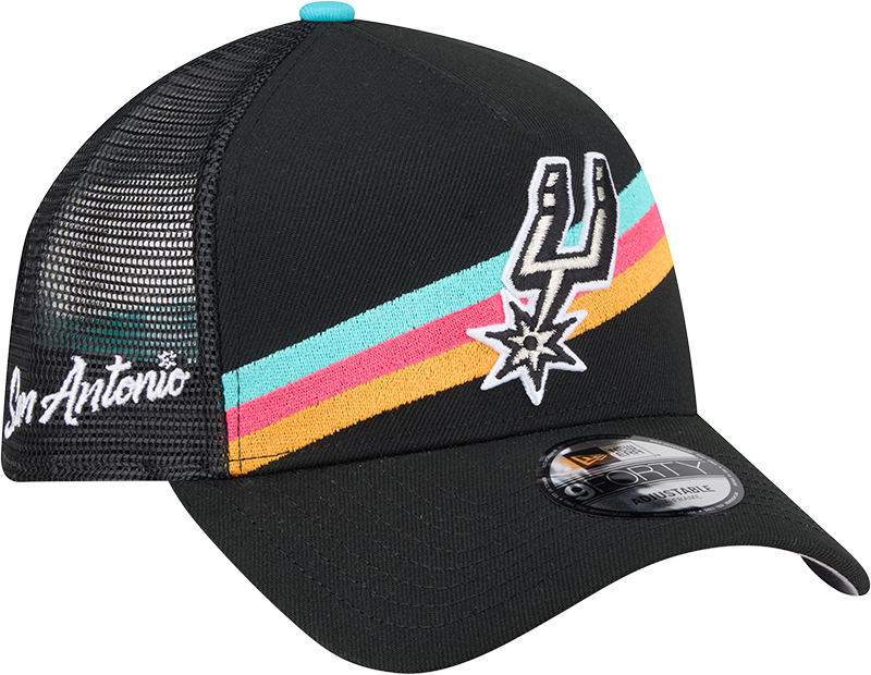 San Antonio Spurs 2025 City Edition 9FORTY A-Frame Trucker Hat