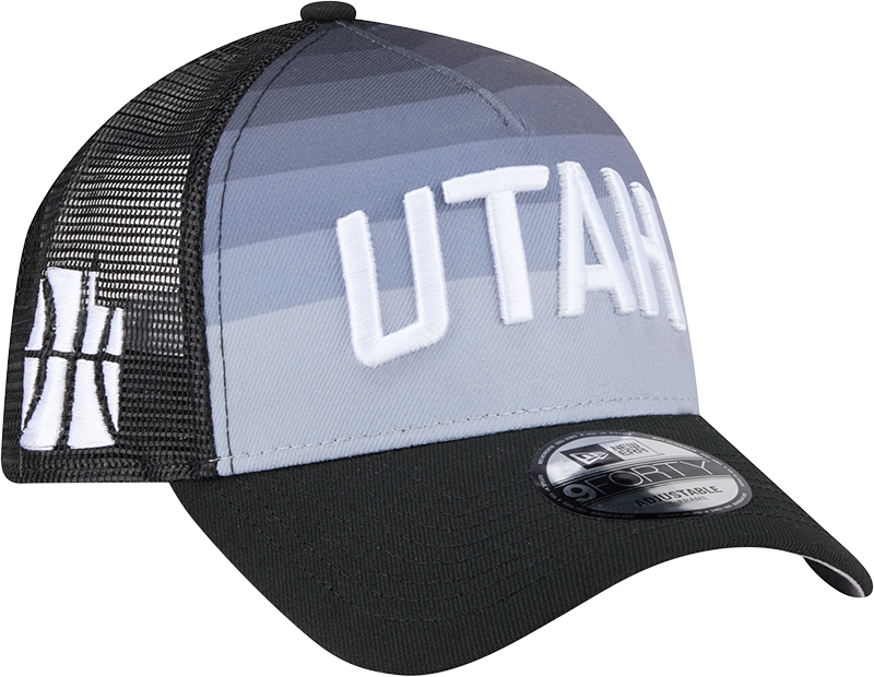 Utah Jazz 2025 City Edition 9FORTY A-Frame Trucker Hat